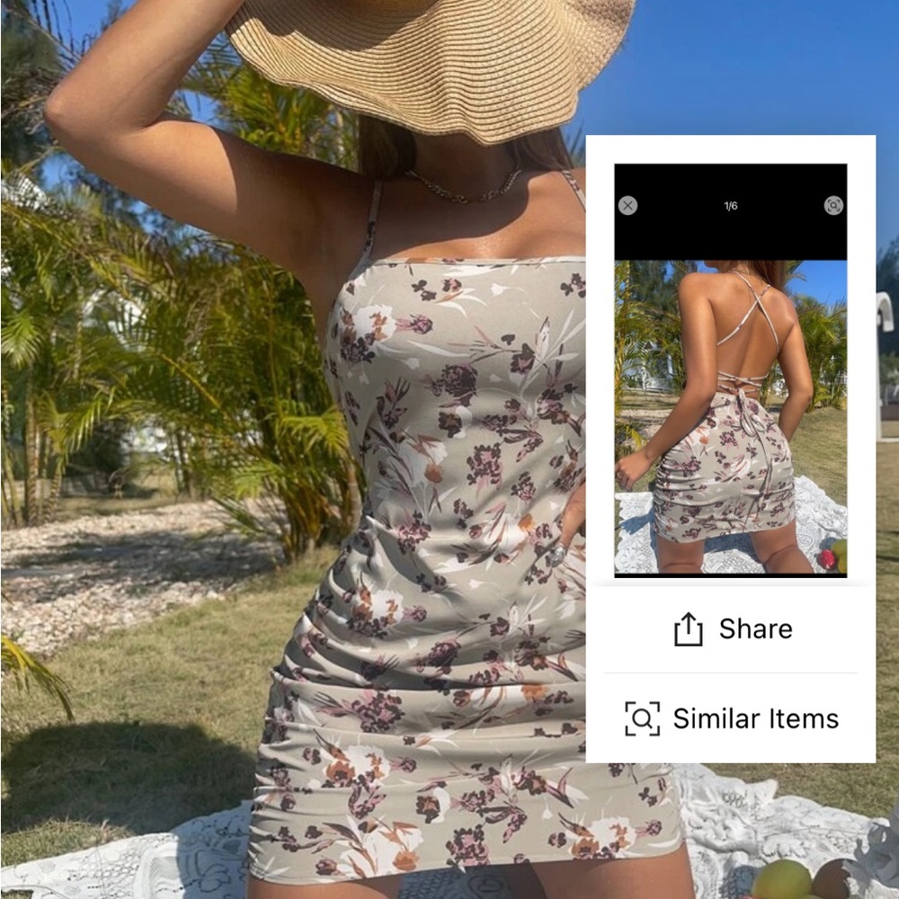 FLORAL DRESS - Picture 2 of 6